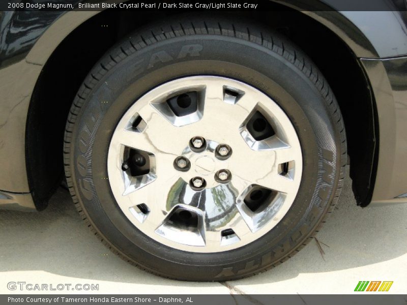Brilliant Black Crystal Pearl / Dark Slate Gray/Light Slate Gray 2008 Dodge Magnum