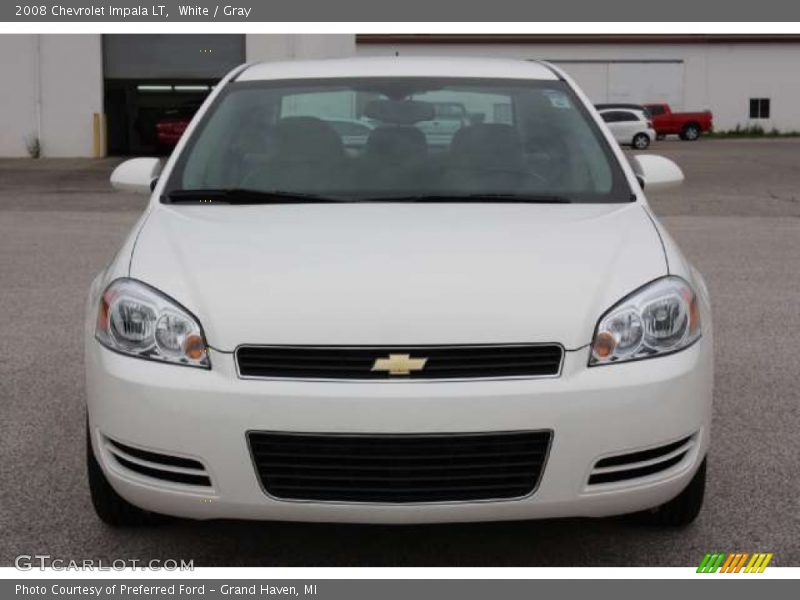 White / Gray 2008 Chevrolet Impala LT
