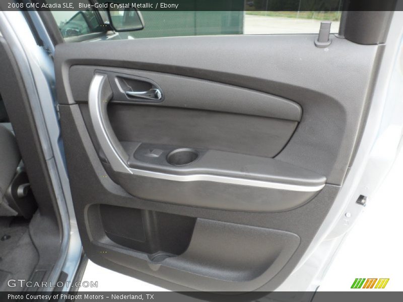 Blue-Gold Crystal Metallic / Ebony 2008 GMC Acadia SLE