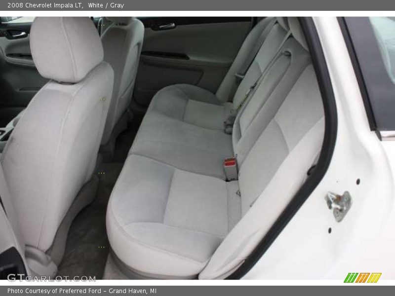 White / Gray 2008 Chevrolet Impala LT