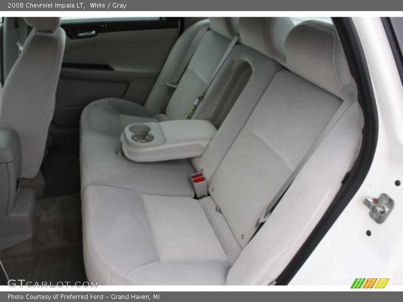 White / Gray 2008 Chevrolet Impala LT