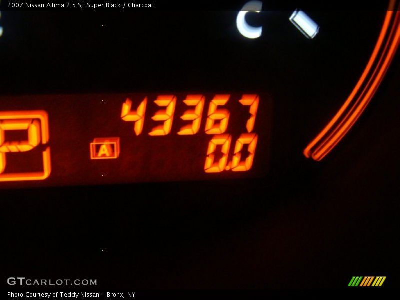 Super Black / Charcoal 2007 Nissan Altima 2.5 S