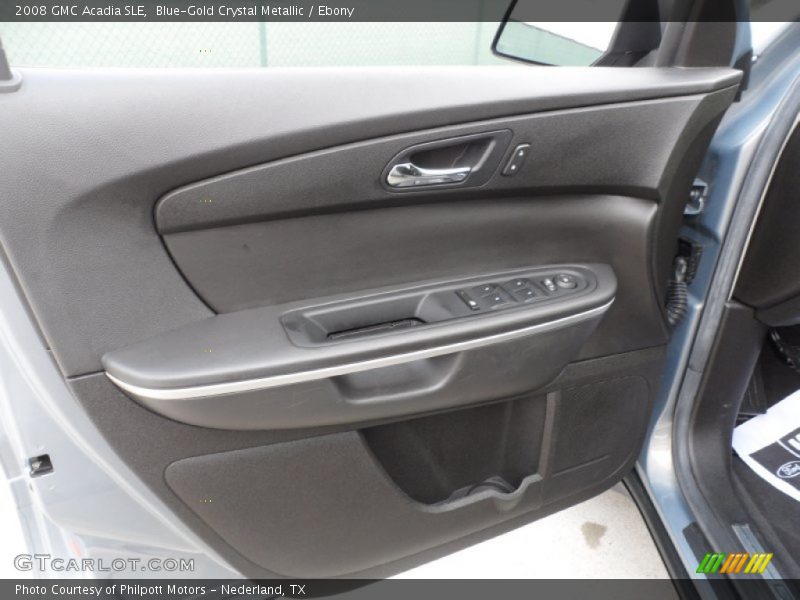 Blue-Gold Crystal Metallic / Ebony 2008 GMC Acadia SLE