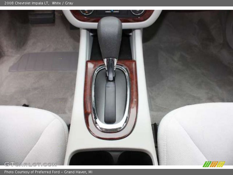 White / Gray 2008 Chevrolet Impala LT