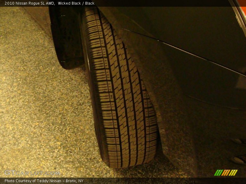 Wicked Black / Black 2010 Nissan Rogue SL AWD