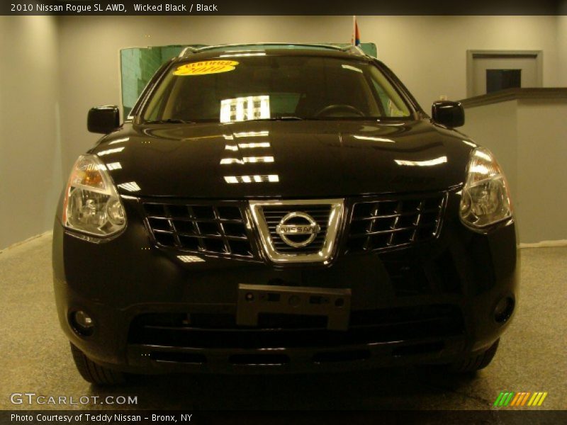 Wicked Black / Black 2010 Nissan Rogue SL AWD