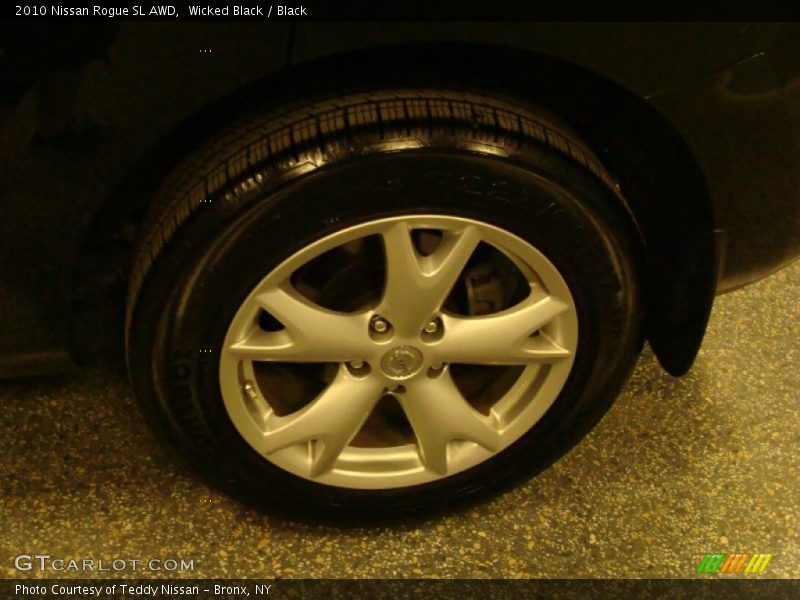 Wicked Black / Black 2010 Nissan Rogue SL AWD