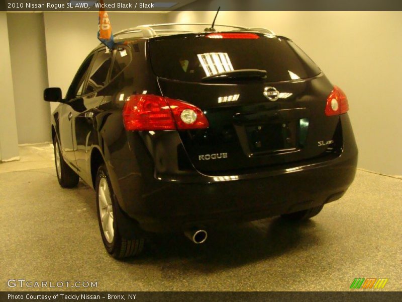 Wicked Black / Black 2010 Nissan Rogue SL AWD