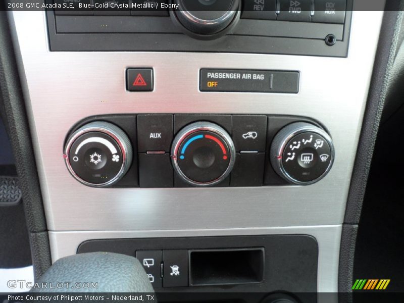 Blue-Gold Crystal Metallic / Ebony 2008 GMC Acadia SLE