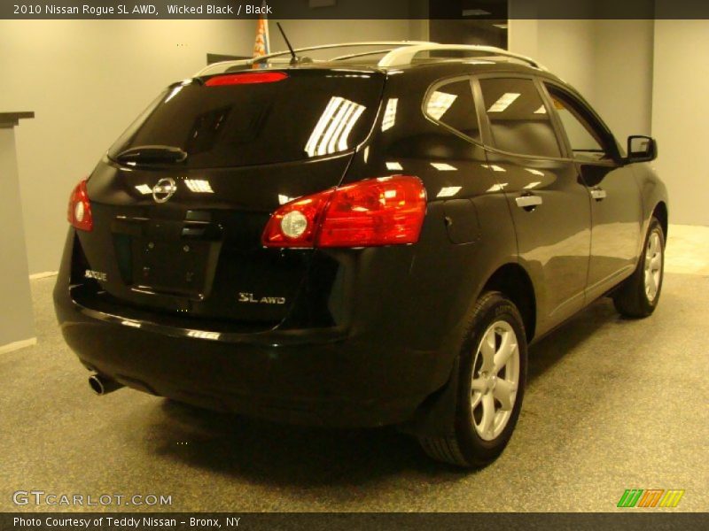 Wicked Black / Black 2010 Nissan Rogue SL AWD