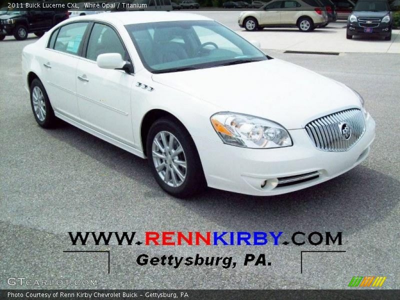 White Opal / Titanium 2011 Buick Lucerne CXL