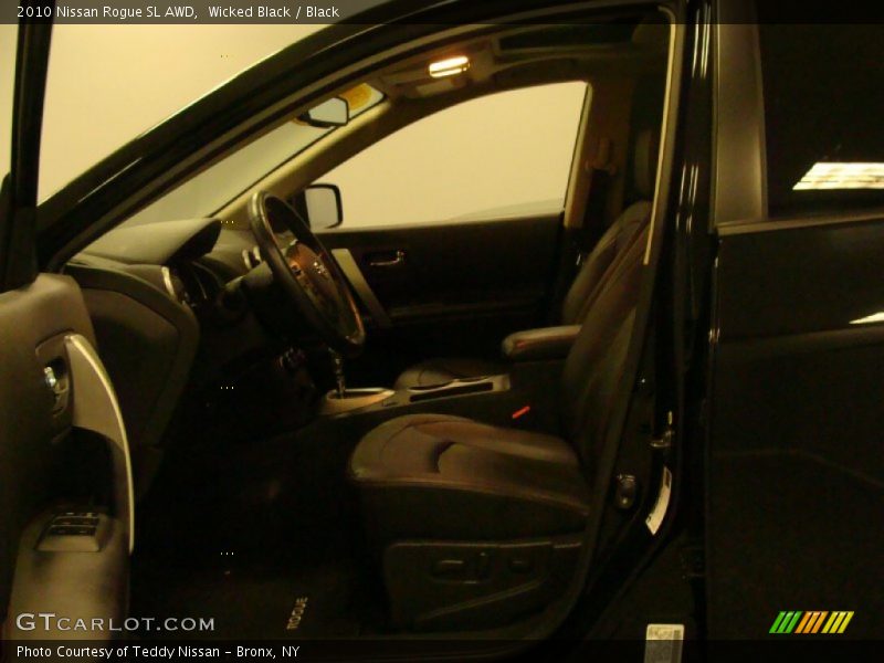 Wicked Black / Black 2010 Nissan Rogue SL AWD