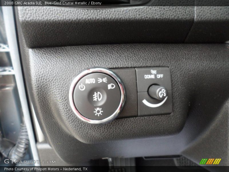 Blue-Gold Crystal Metallic / Ebony 2008 GMC Acadia SLE