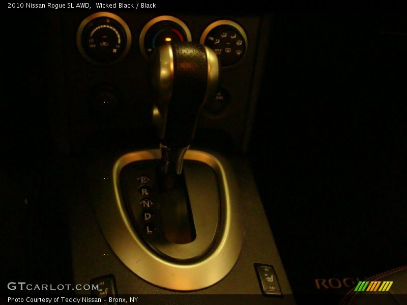 Wicked Black / Black 2010 Nissan Rogue SL AWD