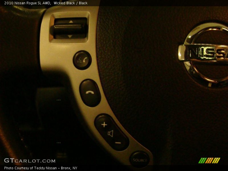 Wicked Black / Black 2010 Nissan Rogue SL AWD