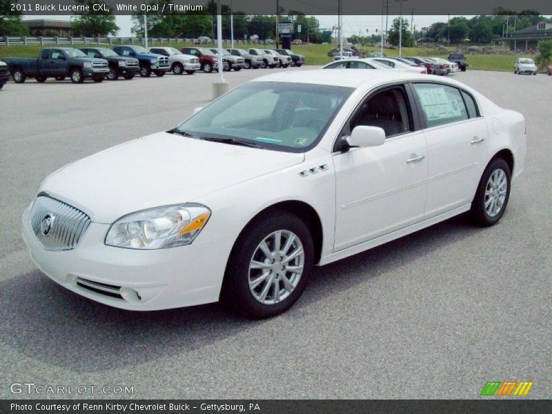 White Opal / Titanium 2011 Buick Lucerne CXL