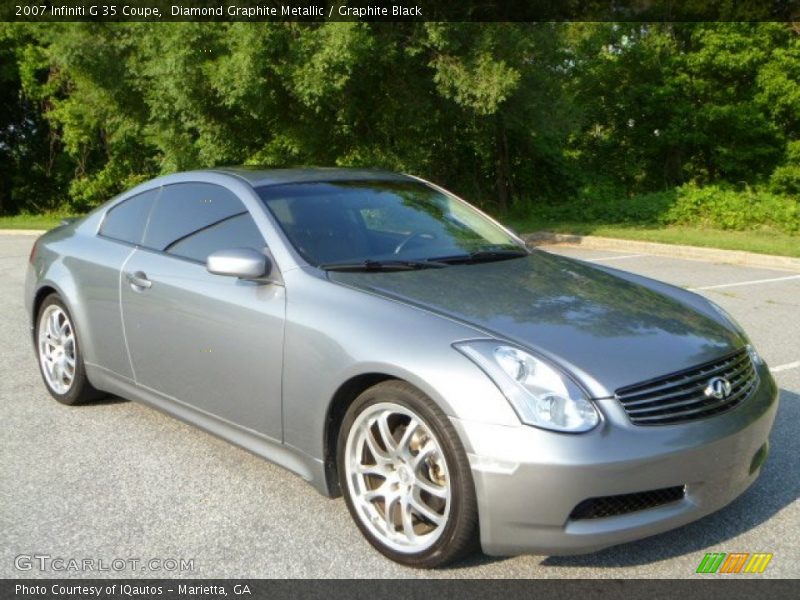 Diamond Graphite Metallic / Graphite Black 2007 Infiniti G 35 Coupe