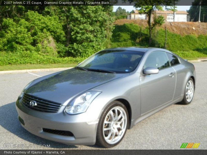 Diamond Graphite Metallic / Graphite Black 2007 Infiniti G 35 Coupe