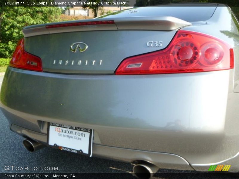 Diamond Graphite Metallic / Graphite Black 2007 Infiniti G 35 Coupe