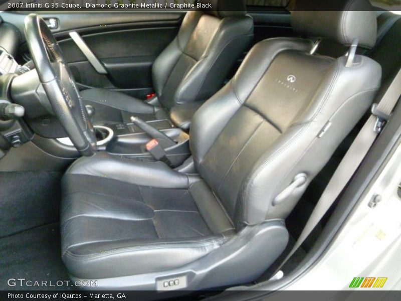 Diamond Graphite Metallic / Graphite Black 2007 Infiniti G 35 Coupe