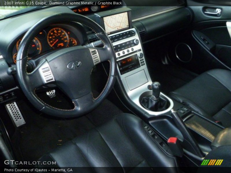 Diamond Graphite Metallic / Graphite Black 2007 Infiniti G 35 Coupe