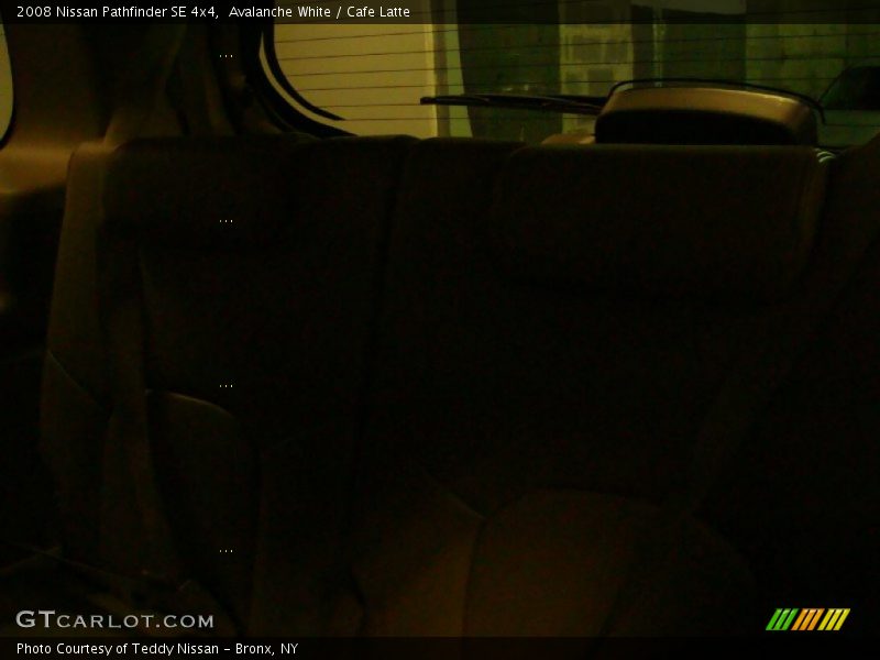 Avalanche White / Cafe Latte 2008 Nissan Pathfinder SE 4x4