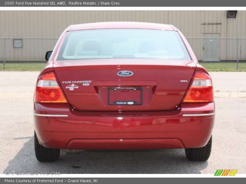 Redfire Metallic / Shale Grey 2005 Ford Five Hundred SEL AWD