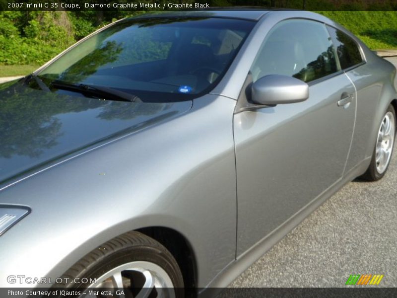 Diamond Graphite Metallic / Graphite Black 2007 Infiniti G 35 Coupe