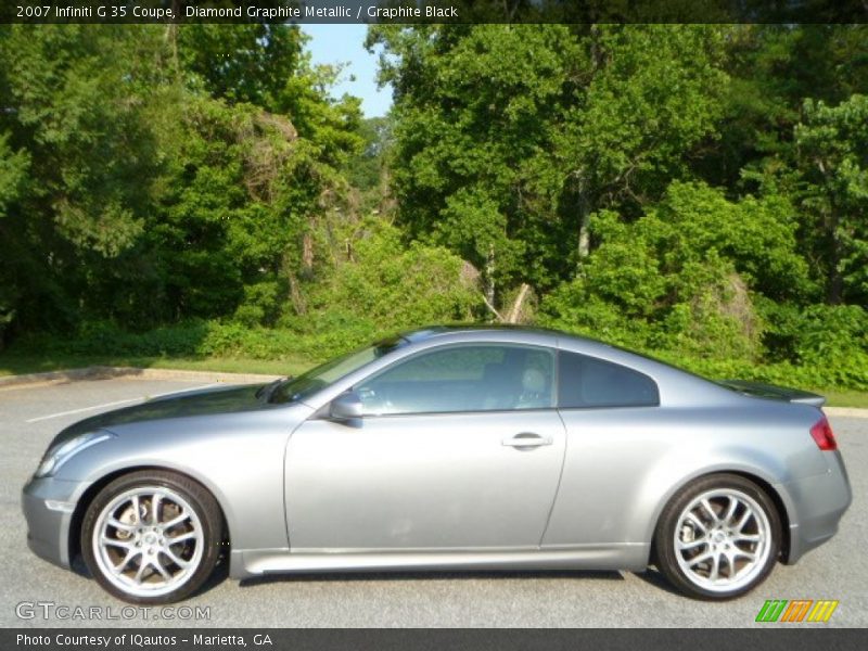 Diamond Graphite Metallic / Graphite Black 2007 Infiniti G 35 Coupe