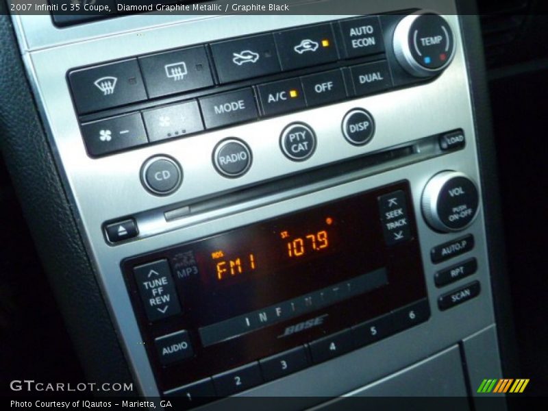 Diamond Graphite Metallic / Graphite Black 2007 Infiniti G 35 Coupe