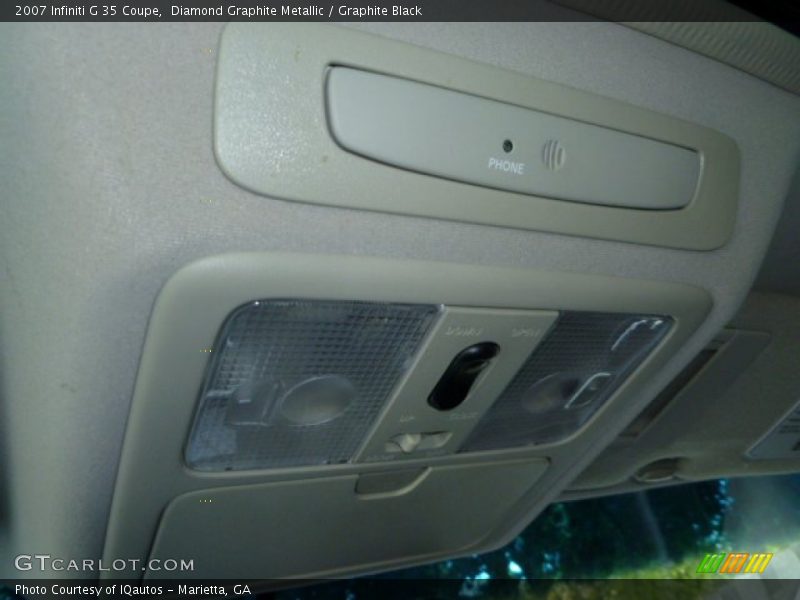 Diamond Graphite Metallic / Graphite Black 2007 Infiniti G 35 Coupe