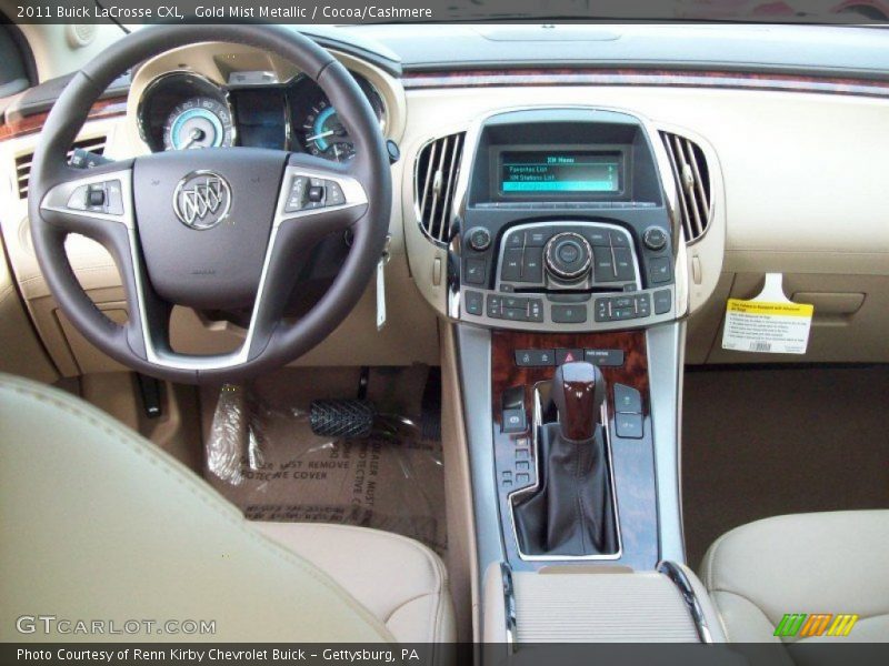 Gold Mist Metallic / Cocoa/Cashmere 2011 Buick LaCrosse CXL