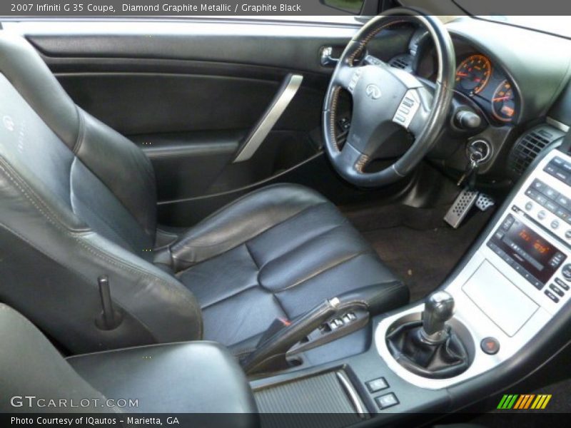 Diamond Graphite Metallic / Graphite Black 2007 Infiniti G 35 Coupe
