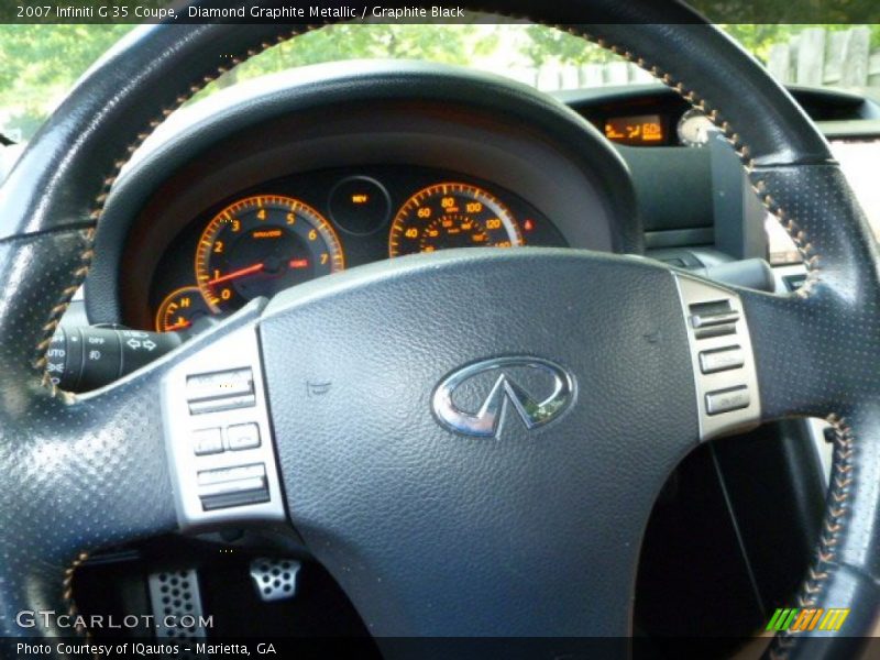 Diamond Graphite Metallic / Graphite Black 2007 Infiniti G 35 Coupe