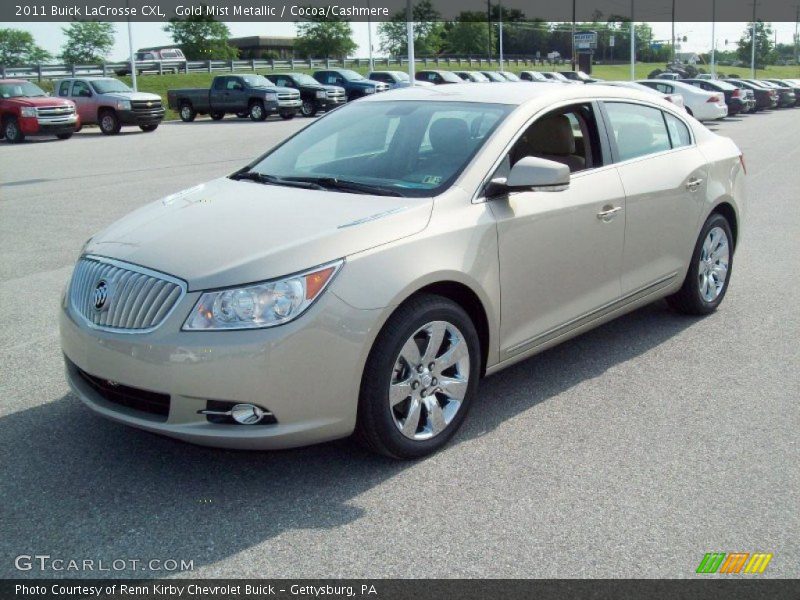 Gold Mist Metallic / Cocoa/Cashmere 2011 Buick LaCrosse CXL