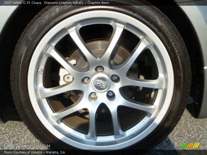 Diamond Graphite Metallic / Graphite Black 2007 Infiniti G 35 Coupe