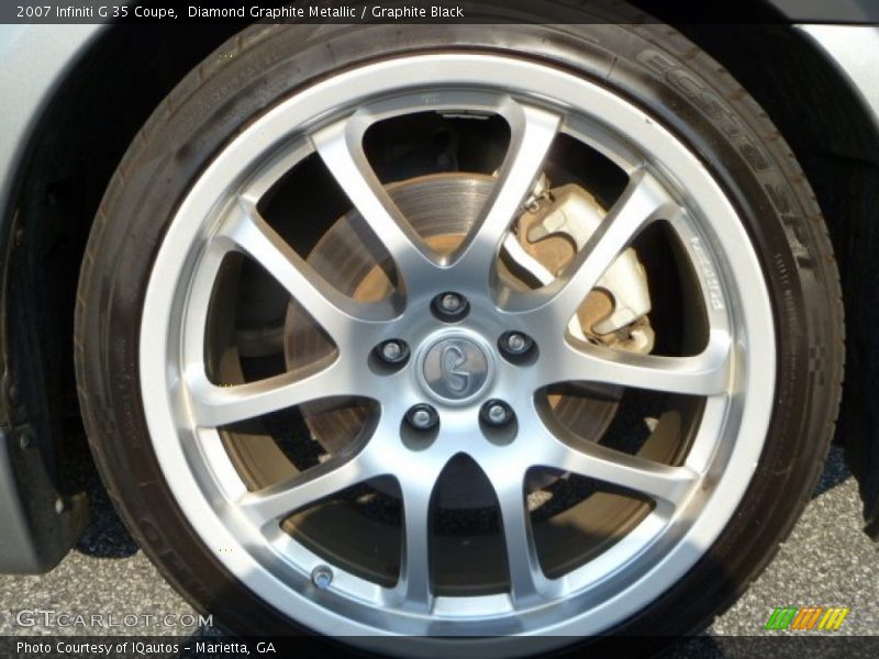 Diamond Graphite Metallic / Graphite Black 2007 Infiniti G 35 Coupe