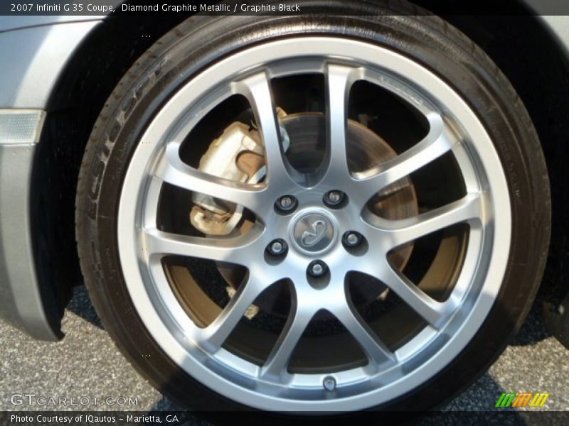 Diamond Graphite Metallic / Graphite Black 2007 Infiniti G 35 Coupe
