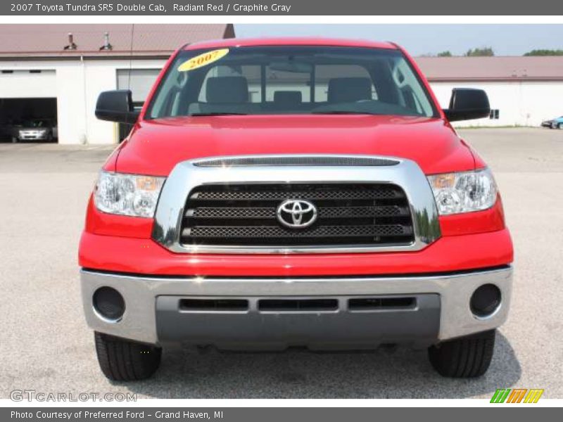 Radiant Red / Graphite Gray 2007 Toyota Tundra SR5 Double Cab