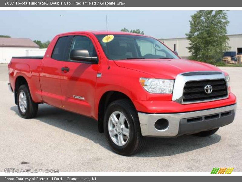 Radiant Red / Graphite Gray 2007 Toyota Tundra SR5 Double Cab
