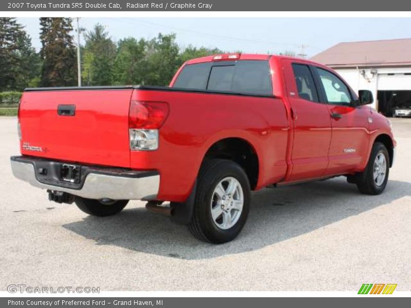 Radiant Red / Graphite Gray 2007 Toyota Tundra SR5 Double Cab