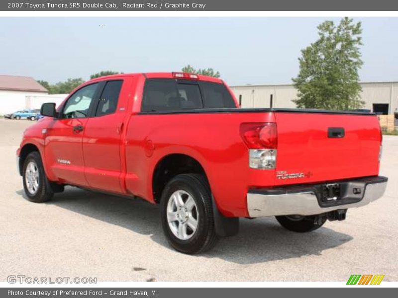 Radiant Red / Graphite Gray 2007 Toyota Tundra SR5 Double Cab