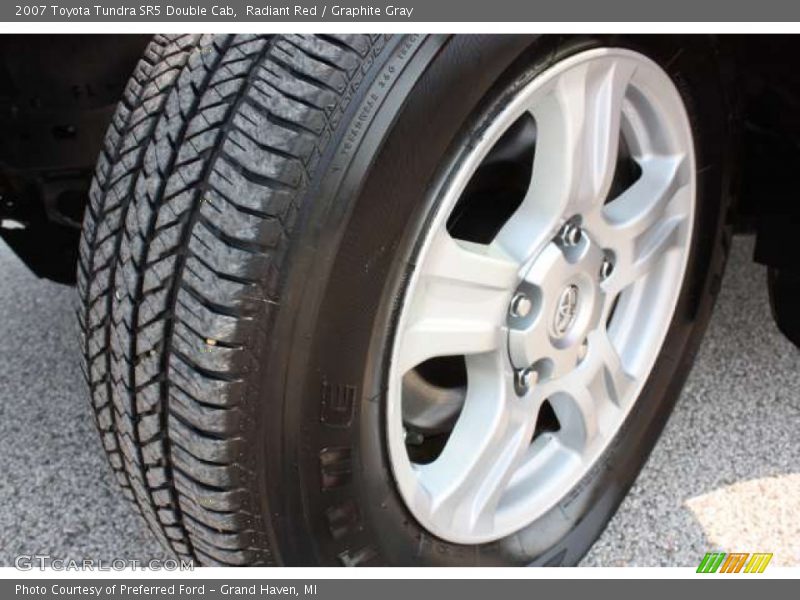 Radiant Red / Graphite Gray 2007 Toyota Tundra SR5 Double Cab