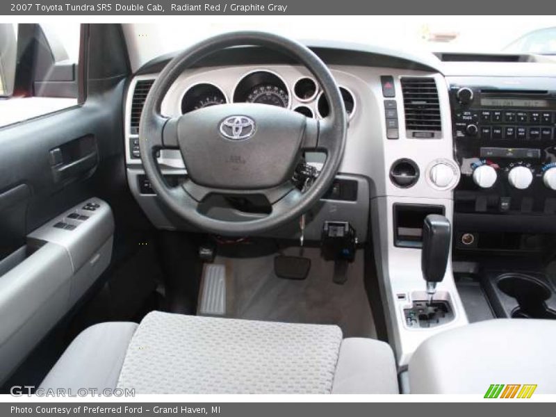 Radiant Red / Graphite Gray 2007 Toyota Tundra SR5 Double Cab