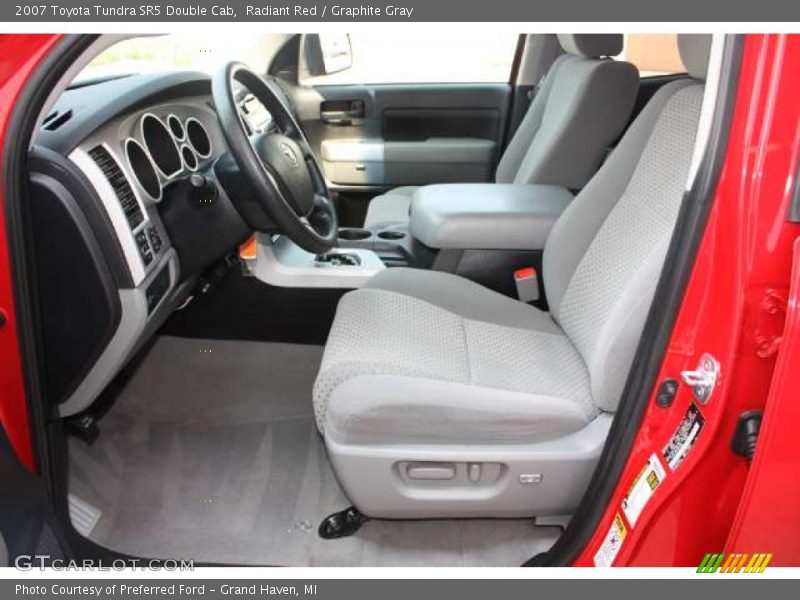 Radiant Red / Graphite Gray 2007 Toyota Tundra SR5 Double Cab
