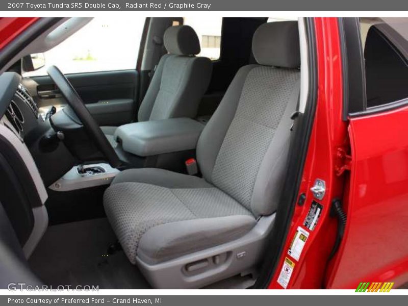 Radiant Red / Graphite Gray 2007 Toyota Tundra SR5 Double Cab