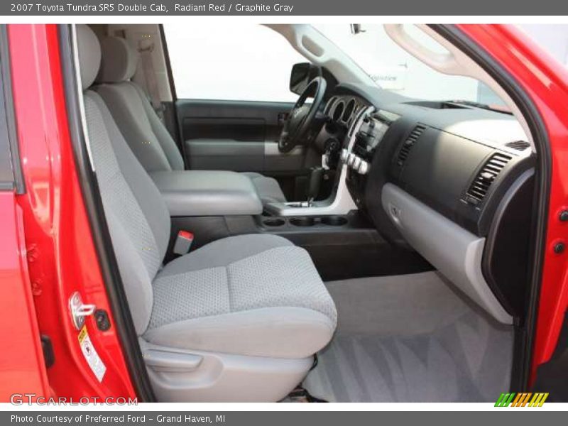 Radiant Red / Graphite Gray 2007 Toyota Tundra SR5 Double Cab