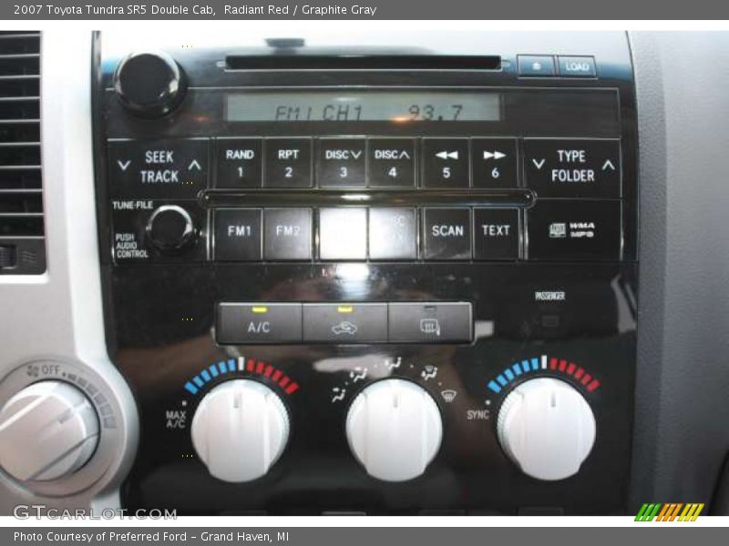 Radiant Red / Graphite Gray 2007 Toyota Tundra SR5 Double Cab