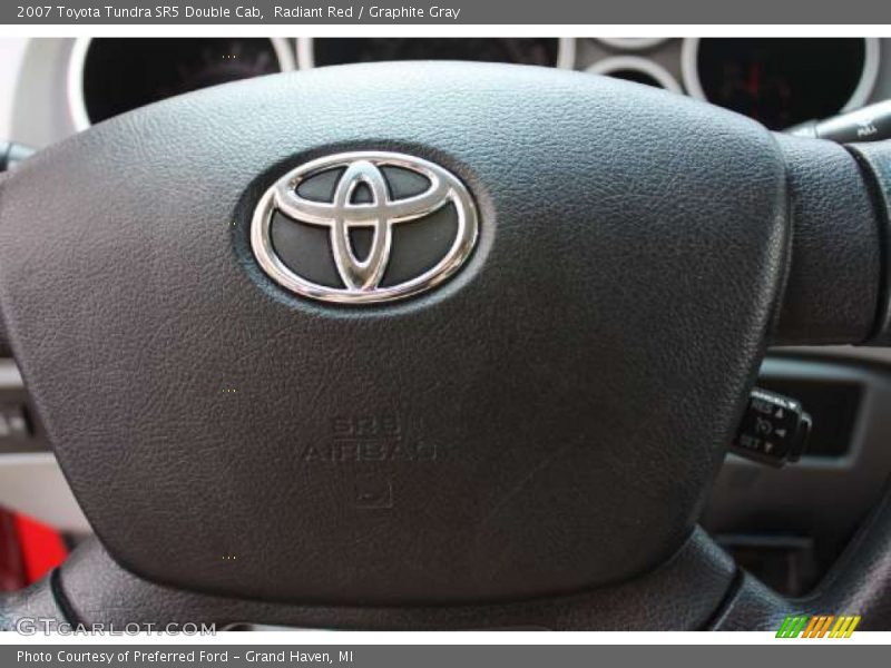 Radiant Red / Graphite Gray 2007 Toyota Tundra SR5 Double Cab
