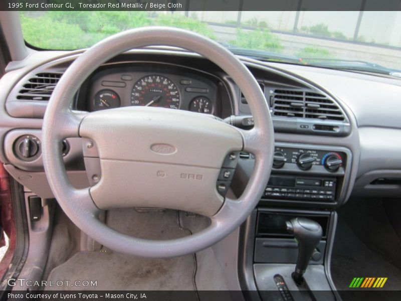 Dashboard of 1995 Contour GL